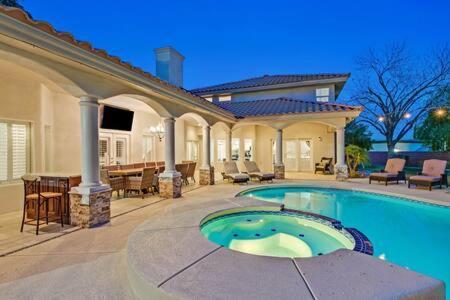 Lux 5Br Vegas Home W Pool, Spa, Games, Near Strip Las Vegas Eksteriør bilde